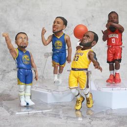 Wholesale 13cm basketball player hand model statue car decoration doll boy gifts