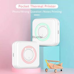 Printers Mini Portable Photo Printer Pocket Thermal Printing Impresoras Bluetoothcompatible For Mobile phone Android and iOS Gifts x0717