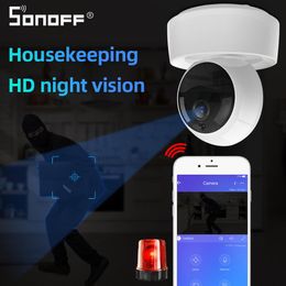SONOFF GK-200MP2-B 1080P HD Wireless Smart Wifi Camera IP Mini Ewelink 360 IR Baby Monitor Security Alarm work with Google Home2061