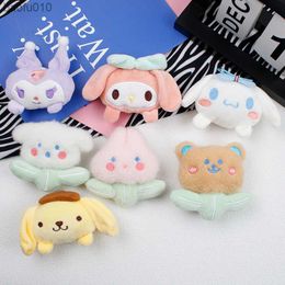 Korea Flurry Cartoon Doll Grip Tok SmartPhone Holder Cute Toy Mobile Phone Ring Support Universal Stand Griptok Girl Accessories L230619