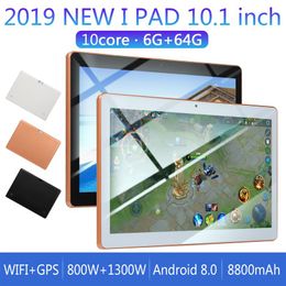 2021 Android Tablet PC 3G WCDMA SIM 10 1 Zoll IPS Display MTK6797 2 0MP Kamera 6G 64G 4000mAh GPS FM WLAN Bluetooth195F