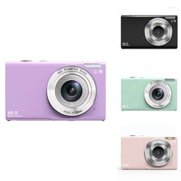 Fotocamere digitali Fotocamera HD da 48 Megapixel Vlogging da 2,88 pollici con macchina per carte portatile con zoom 16X come regalo per studenti e bambini
