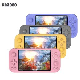 Portable Game Players GR3000 handheld game players 5 inch Screen Retro Console 8GB No Repeat 2500 Free Games For PS1 MAME Arcade Video Gaming 230731