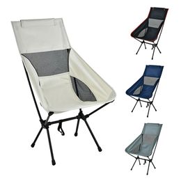 Camp Furniture Outdoor Portable Folding Chair Ultralight Camping Chairs Fishing Chair For BBQ Travel Beach Hiking Picnic Seat Tools 231101