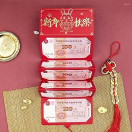 Gift Wrap Hongbao Chinese Year DIY Card Packing Money Bag Paper Envelopes 2023 Red Envelope Folding
