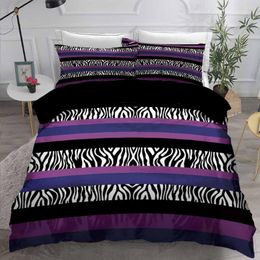 Bedding Sets Zebra Leopard Set Housse De Couette 2 Personnes European And American Double Size Cotton Bedclothes 3d Duvet Cover