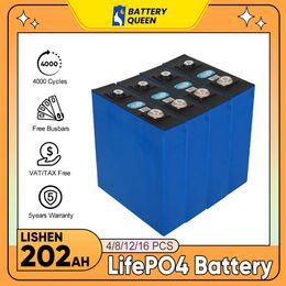 Brand New LS202 3.2V Rated Rechargeable Lifepo4 Battery Pack 4/8/12/16PCS Power Bank For EV Boats Solar Storage Tax Free