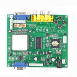 Freeshipping 1 Set New RGB CGA EGA YUV to VGA HD Video Converter Board Moudle HD9800 GBS8200 Viqaw