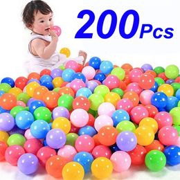 Sports Toys 100 150 200PCS Outdoor Sport Ball Colorful Soft Water Pool Ocean Wave Baby Children Funny Eco Friendly Stress Air 230407