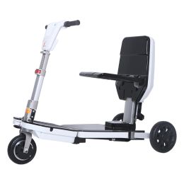 Disability Electric Scooter 3 Wheel Electric Scooter For Elderly Disabled Folding Electric Wheelchair With Removable Battery