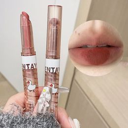 Lipstick Smoothing Lipstick Pencil Nude Red Matte Solid Lip Gloss Highly Pigmented Lip Pen Longwear Lip Tinted Balm Cream Cosmetic 231113