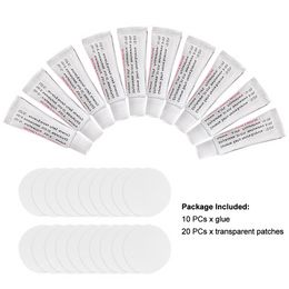 10pcs PVC Professional Swimming Pools Puncture For Inflatable Raft Repair Patch Glue Kit Spa Kayak SwimmingPool Accessories swimming pool patch kit
