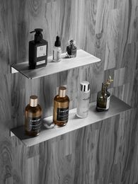 Bathroom Shelves 304 Stainless Steel Bathroom Storage Rack 20/30/40/50CM Brushed Chrome Shower Rack Corner Rack Multifunctional Bathroom Hardware 231124