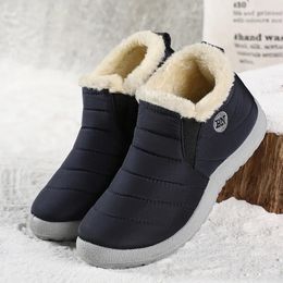 Boots Men Snow Fashion Shoes Man Casual Mens Winter Male Shoe Waterproof Lightweight Work Footwear 231124