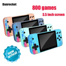 Portable Game Players Portable Video Game Console Handheld Game Player 800 Retro Classic Games AV Output 3.5 Inch 8 Bit Pocket Consola For Kid Gift 230206