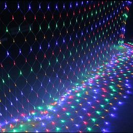 Net Mesh String Lights 8 Lighting Modes 200 Light Bubbles for Indoor Outdoor, Christmas Tree, Fairy Decoration Party Wedding RGB Oemled