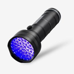 UV Flashlight Black Light 100 LED 395 nM Torches Ultraviolet Blacklight Detector Dog Urine Pet Stains and Bed Bugs crestech