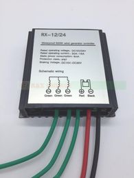 Upgraded wind charge controller for 100-600w wind turbine generator, waterproof wind regulator 12V/24V auto distinguish