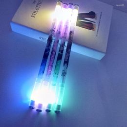 Creative Luminous Spinning Pen Spinner Toy Adult Kids Stress Relieve Rotating Gel Pens Anti-slip Hand Student Stationary
