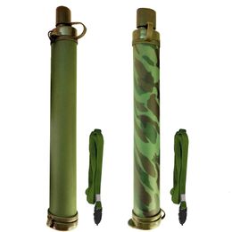 Outdoor Gadgets Outdoor Water Filter Purifier Camping Hiking Emergency Wild Life Survival Tool Wild Drinking Straw Water Purifier Filtration 230621