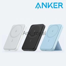 Cell Phone Power Banks Anker Bank 622 Magnetic Battery MagGo 5000mAh Auxiliary Battery Wireless Charger Portable bank for iphone 12 13 serie J230626