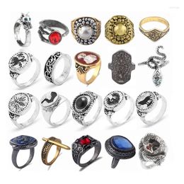 Cluster Rings Vintage Punk Dark Souls Ring Havel's Demon's Scar Chloranthy Cosplay Accessories Anillos For Man Drop Jewellery