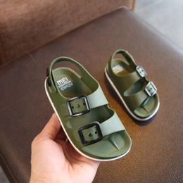 Sandals Kids Summer Outdoor Children Shoes Fashion Light Soft Flats Toddler Baby Boy Infant Casual Beach 230626