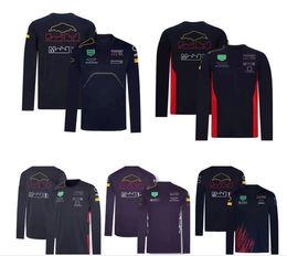 F1 racing T-shirt summer new long-sleeved shirt with custom