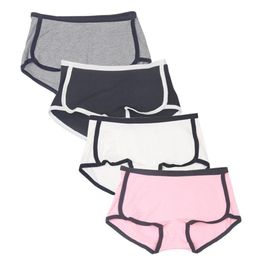NEWCute Women Boyshorts Fashion Underwear Women Foft Cotton Panties Sporter Style Boy Short Boxer Girls Lovely Lingerie M -2XL 20304D