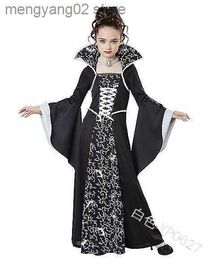 Theme Costume Halloween Come for Kids Halloween Fantasy Vampire Come Girls Witch Cosplay Children's Performance Clothing for Party T231011