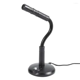 Microphones Mini Computer Microphone USB For PC Notebook Laptop Drive-free Mic Studio Speech Chatting Singing Video Games Recording