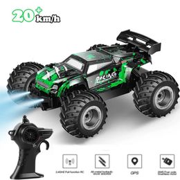 ElectricRC Car 118 RC Electric High Speed OffRoad Remote Control 24G 20KMH Drift Toys for Boy Kids and Adults 231020