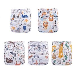 Cloth Diapers Adult Diapers Nappies Elinfant Diaper Cover Set Baby One Size Reusable Cloth NAPPY Cover Wrap To Use With Diaper Insert 5 Pcs Per Pack 231024