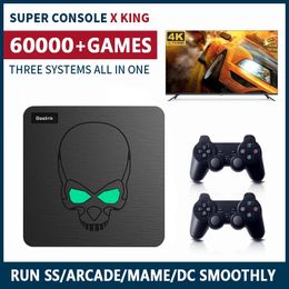 Game Controllers Joysticks Game Box Beelink Super Console X King S922X WiFi 6 Video Game Consoles For SS/ARCADE/MAME/DC With 60000 Games Retro Mini TV Box 231025