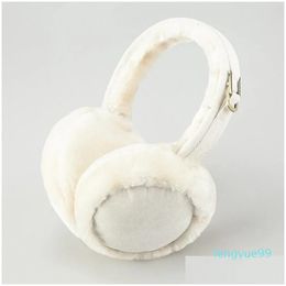 Ear Muffs Warm Plush Earmuffs Imitation Fur Unisex Sweet Style Pure Color Fashion Foldable Soft Simple Adjustable Winter Accessories