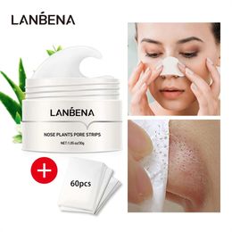 LANBENA Blackhead Remover Nose Mask Pore Strip Mask Peeling Acne Treatment Deep Cleansing Skin Care Masks