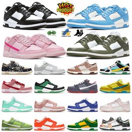 Panda Casual Shoes For Men Women Triple Pink Medium Olive Argon Jackie Robinson UNC Grey Fog Rose Whisper Laser Orange GAI trainers sneakers