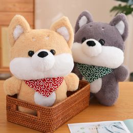Hot Kawaii Dog Plush Toy Stuffed Animal Puppy Body Pillow Husky Shiba Inu Birthday Gift Lovely Plushie Dolls For Children