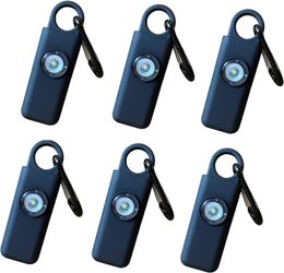 Alarm systems The Original Self Defence Siren-Portable Safety Alarm for Women wSOS LED Light Carabiner Helps Elders Kids Emergency Call 221101