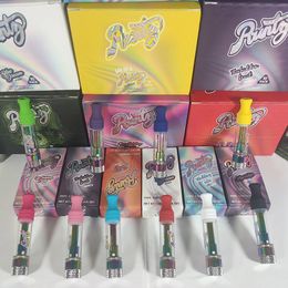 runty runtz vape carts cartridge atomizers full glass thick oil snap on wax vaporizer cartridge e cigarette 510 thread empty with packaging 10 color 1ml