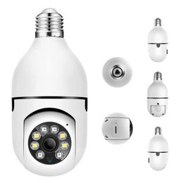 E27 Bulb Wireless Surveillance Camera Wifi Night Vision Auto Human Tracking Home Panoramic Video Security Protection Monitor