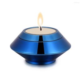 Pendant Necklaces Highly Polished 316L Stainless Steel Votive Candle Holder Ashes Urn Candlestick Keepsake Cremation Jar For Human/pet