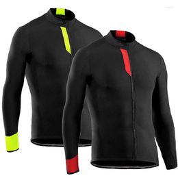 Racing Jackets Outdoor Long Cycling Jersey MTB Bicycle Wear Mountain Road Dry Breathable Jacket FOR Shirt Men's Classic Style Sport Bike Top
