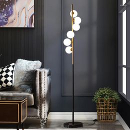 Floor Lamps Modern Led Glass Ball For Living Room Staande Lamp Stand Dining