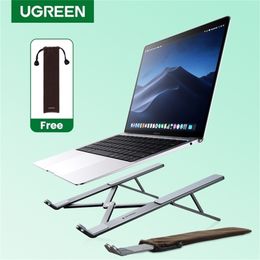 Tablet PC Stands UGREEN Laptop Holder For MacBook Air Pro Foldable Aluminum Notebook Support Macbook 221027