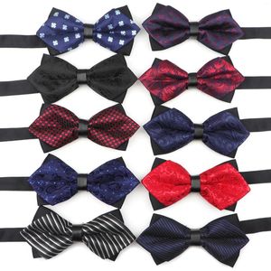 Bow Ties Erkekler kravat Est Paisley Kelebek Düğüm Mens Aksesuarları Lüks Bowtie Black Cravat Resmi Takım Düğün Töreni