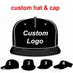 Özel Beyzbol Kapakları Ayarlanabilir Düz Sepküllü Hip Hop takılmış Snapbacks Şapkalar Takılı Kova Şapkası Baskı Logosu Yetişkin Erkekler Kadın Çocuklar Boyut Herhangi Bir Renk Mevcut