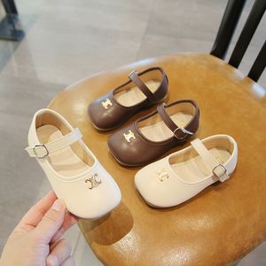 2024 Girls Dress Shoes Mary Jane Flats Back to School Party Wedding Shoes Toddler Little Kid Casual Leather Shoes
