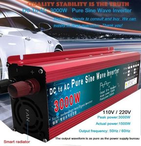 Pure Sine Wave Inverter DC 12v24v To AC 110V220V 1000W 1600W 2000W 3000W Voltage Transformer Power Converter Solar Inverter2503330