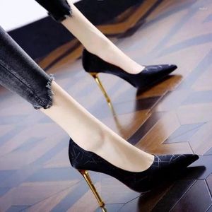 Туфли черные для женщин, 2024, обычная кожа, повседневная женская летняя обувь на очень высоком каблуке Silito с оптовой продажей A